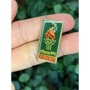 Atlanta 1996 Olympic Games Torch Pin Xerox Sponsor Collectible Memorabilia